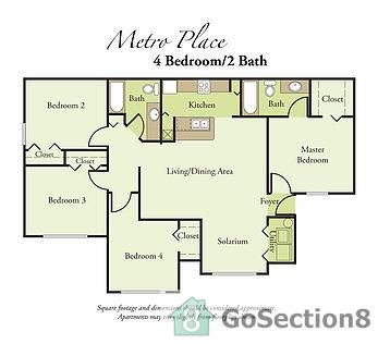Four Bedroom Apartment on South Kirkman Road 